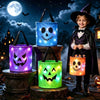 glowing pumpkin basket