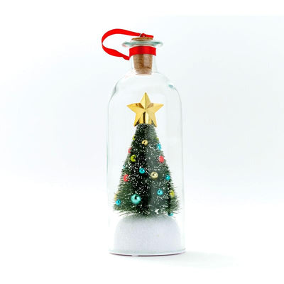 Mr. Christmas 8\" Recordable Christmas Tree Message In A Bottle