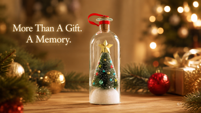 Mr. Christmas 8\" Recordable Christmas Tree Message In A Bottle