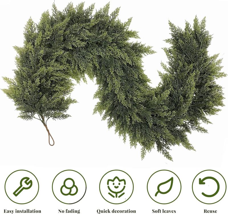 Artificial Cedar Garlands