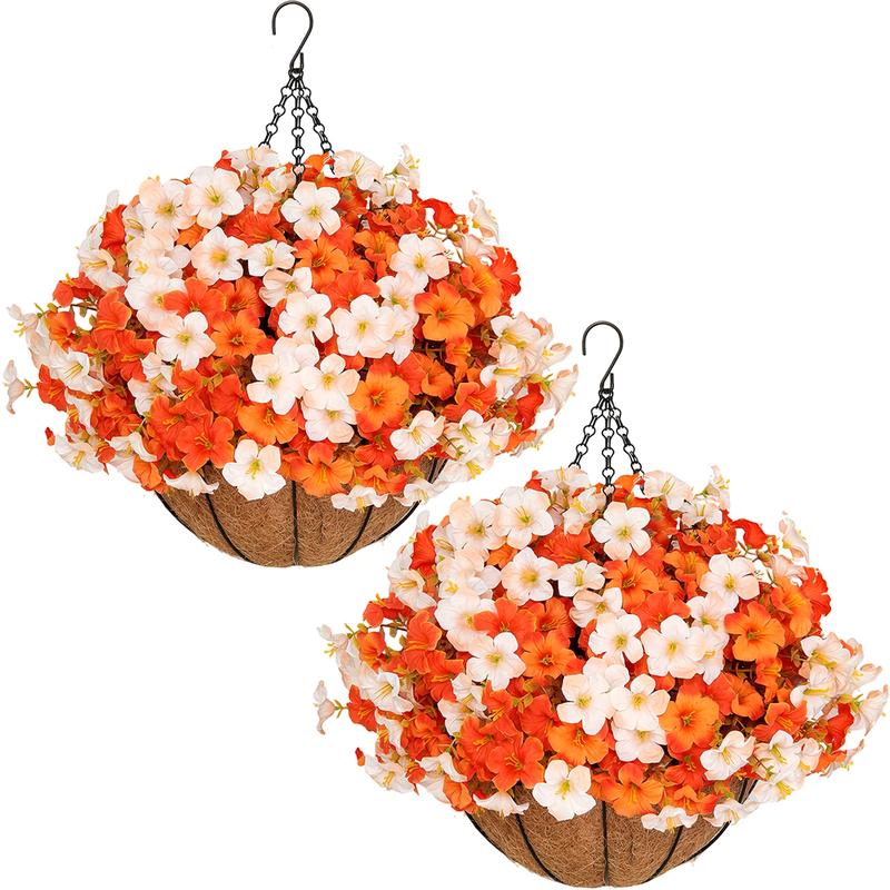 Venyx 2 Pcs Autumn outdoor artificial (2 hanging flower)