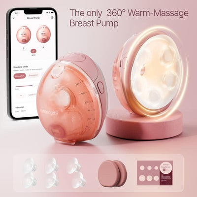 Venyx Warm-Massage Hands-Free Wearable Breast Pump