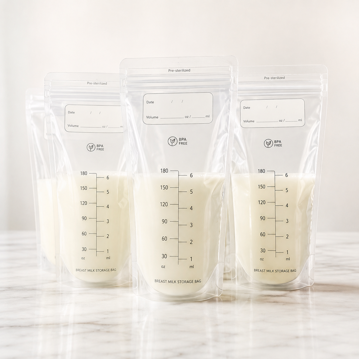 FREE 10 Breast Milk Storage Bags